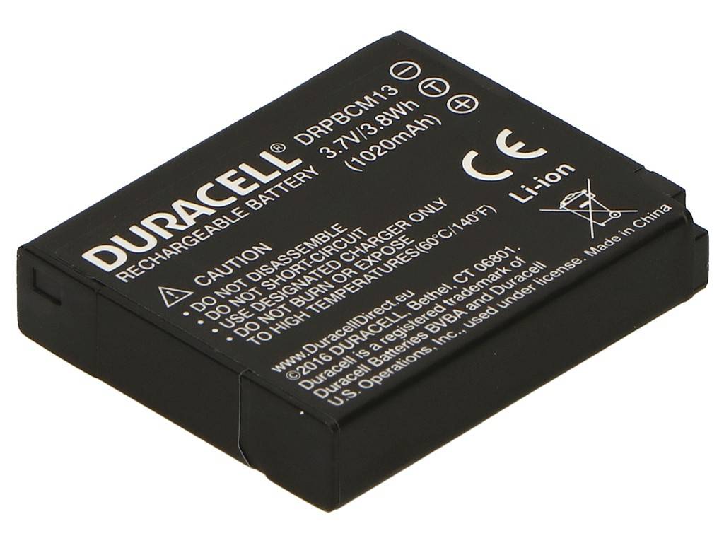 Duracell DRPBCM13, 1020 mAh, 3,7 V, Lithium-Ion (Li-Ion)-0