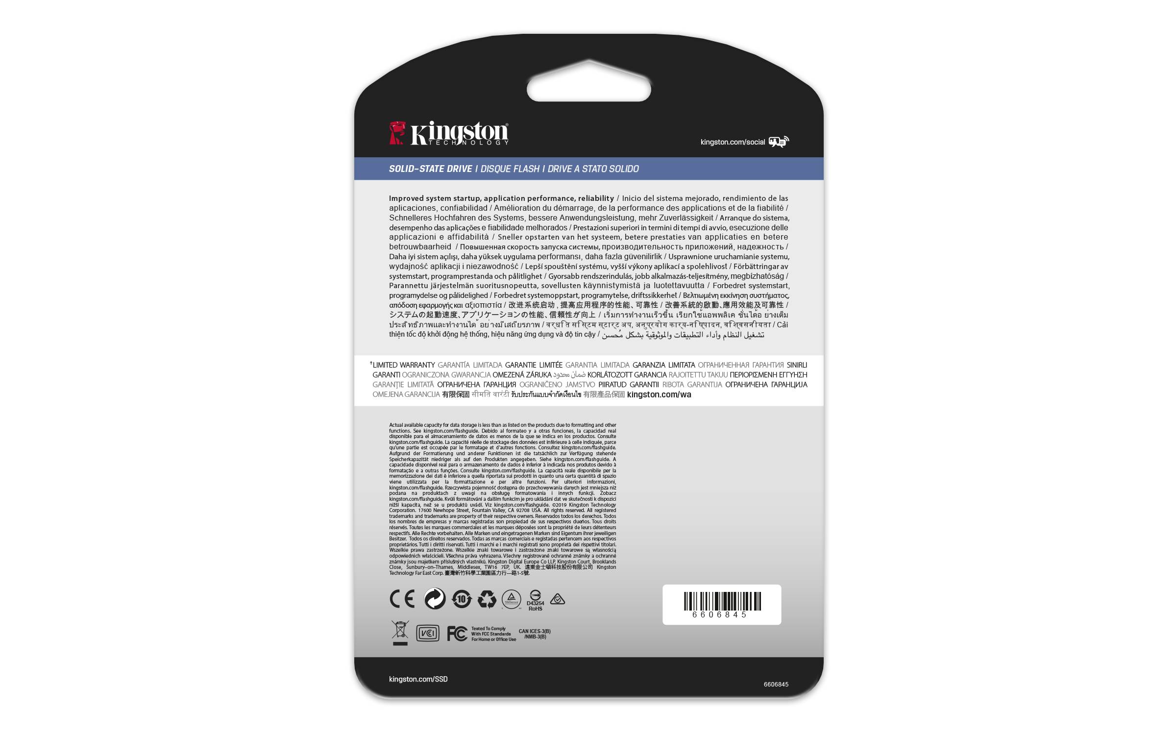 Kingston Data Center DC450R - Solid-State-Disk - verschlüsselt - 3.84 TB - intern - 2.5" (6.4 cm)-4