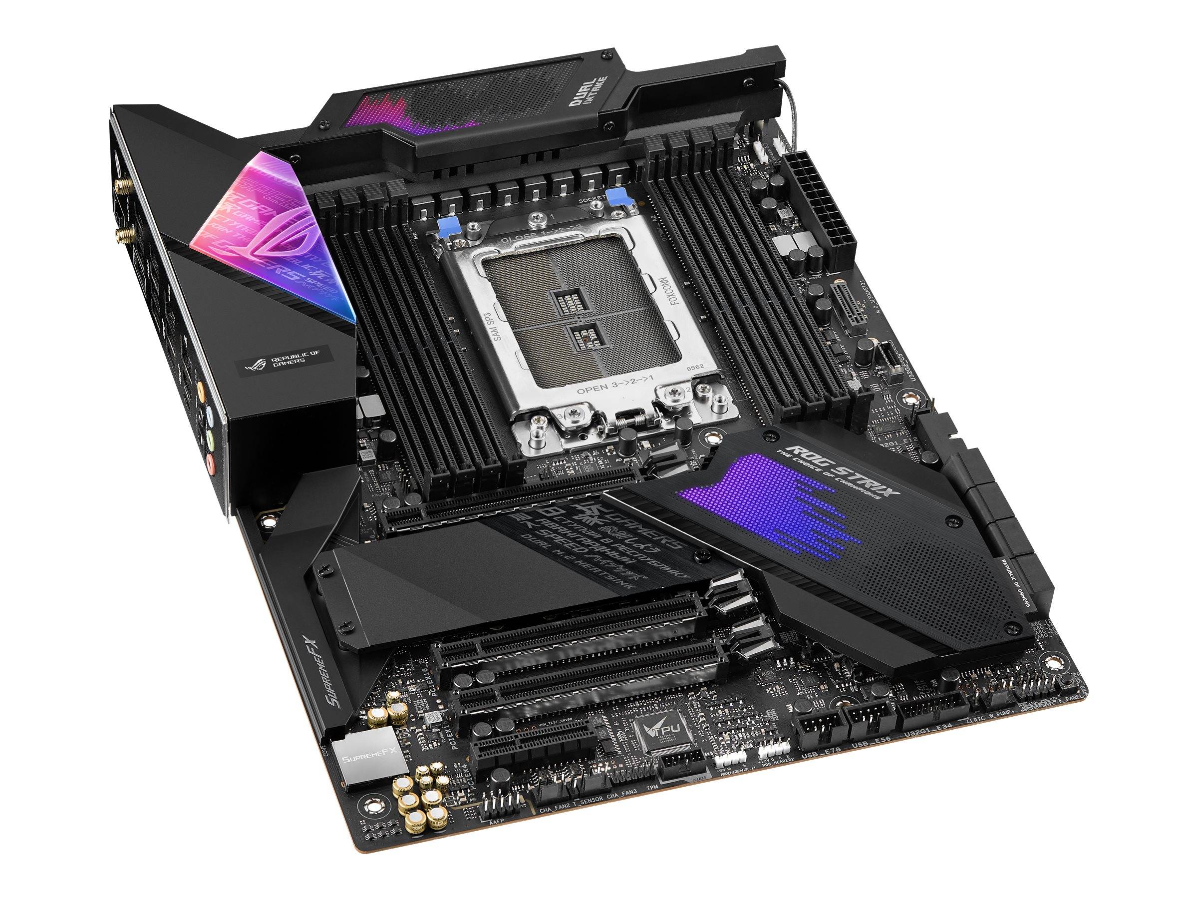 ASUS ROG Strix TRX40-E Gaming - Motherboard - ATX - Socket sTRX4 - AMD TRX40 - USB-C Gen2, USB 3.2 Gen 2-4