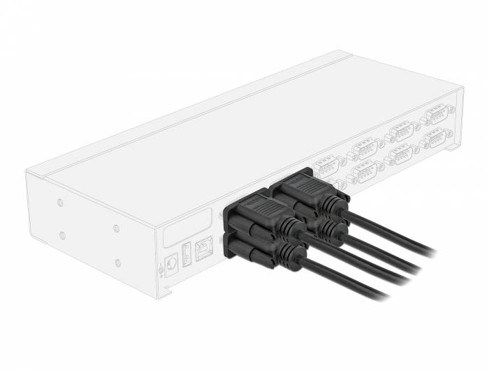 Delock Serielles Verlängerungskabel - DB-9 (M)-3