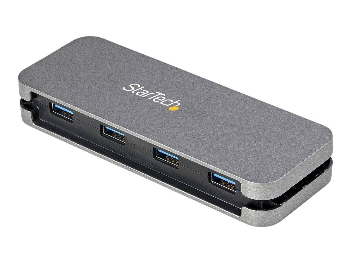 StarTech.com 4 Port USB 3.0 Hub - SuperSpeed 5 Gbit/s USB 3.1 Gen 1 Type-A Verteiler - USB Bus Powered - 28cm USB Host-3