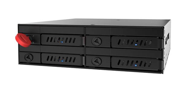 Chieftec CMR-425 - Mobiles Speicher-Rack - 2.5"" (6.4 cm)-3