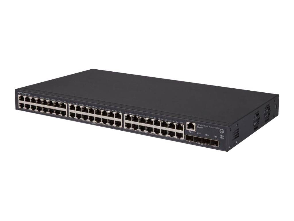 HPE 5130-48G-4SFP+ EI - Switch - L3 - managed - 48 x 10/100/1000 + 4 x 10 Gigabit Ethernet / 1 Gigabit Ethernet SFP+ - a-0