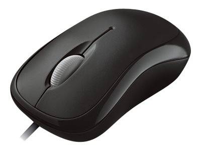 Microsoft Basic Maus USB Optisch Schwarz 3 Tasten 800 dpi-1
