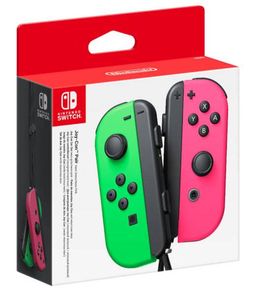 NINTENDO Joy-Con(Left & Right) - Game Pad - kabellos - Neongrün, Neon Pink (Packung mit 2)-2