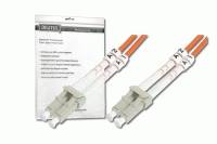 Digitus DK-2533-03 Glasfaser LWL Anschlusskabel 3.00 m Orange [1x LC-Stecker - 1x LC-Stecker] 50/125 µ Multimode OM2-3
