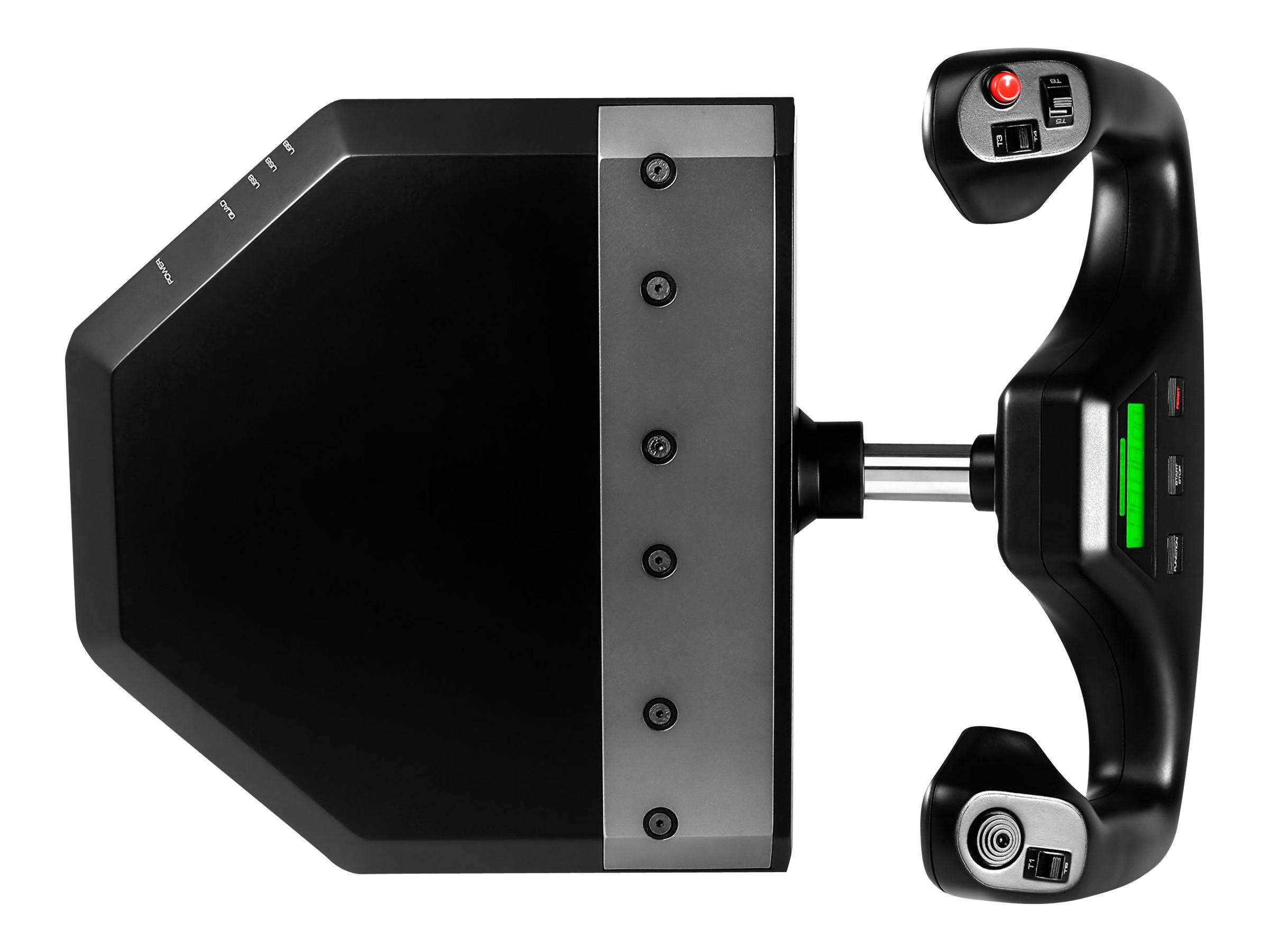 Logitech Gaming Saitek Pro Flight Yoke System PZ44 Flugsimulator-Steuerhorn USB PC Schwarz Schraubbefestigung-1