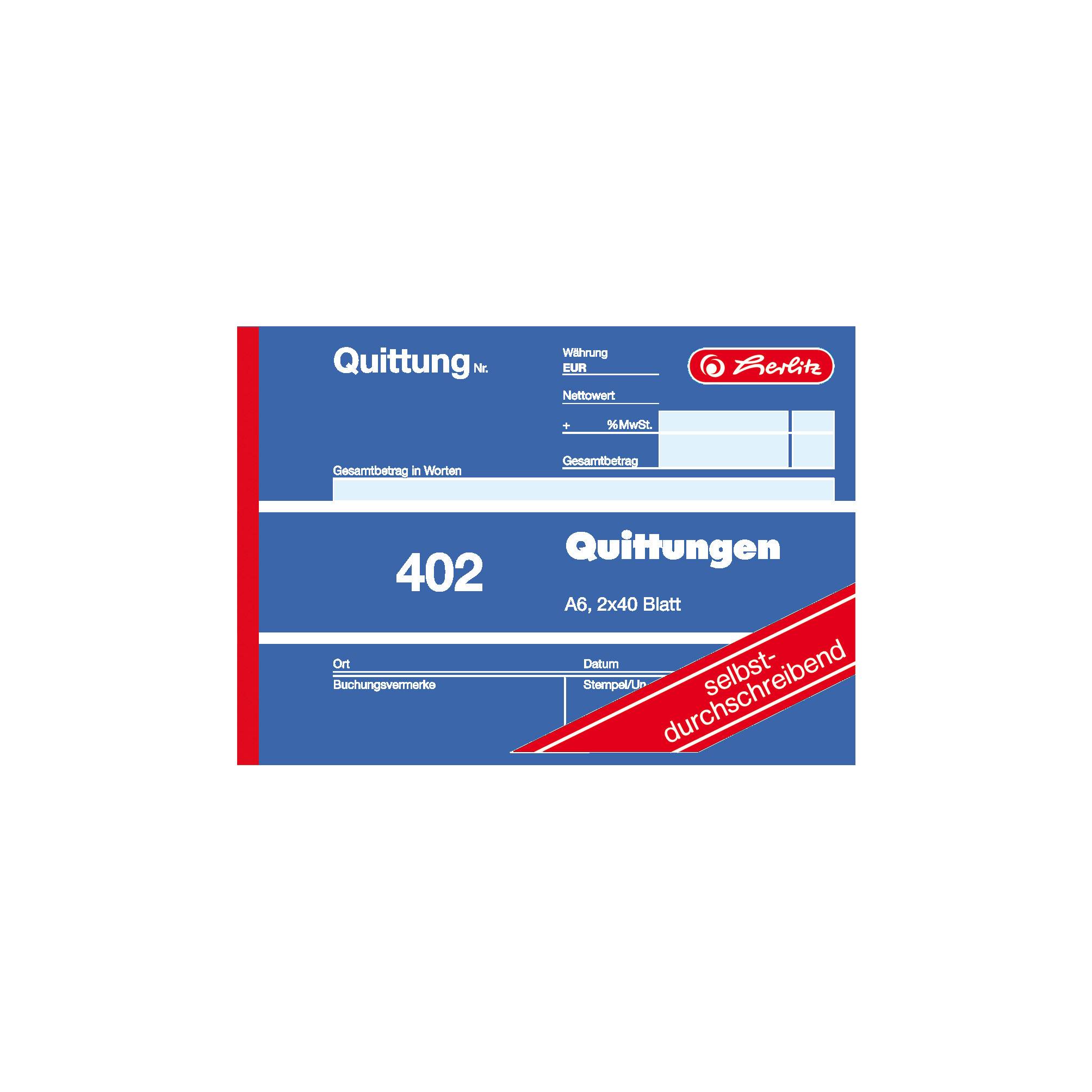 Herlitz 886622, 80 Blätter, A6, Weiß-2