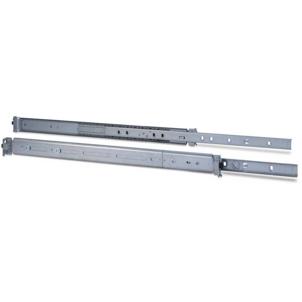Inter-Tech 18"" Telescopic rail - Rack-Schienen-Kit - Grau - 1U - 48.3 cm (19"")-1