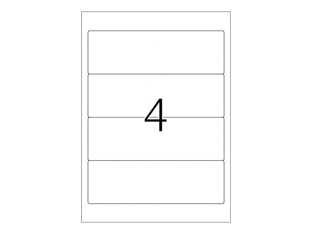 HERMA Special - Papier - matt - permanent selbstklebend - perforiert - grün - 192 x 61 mm 80 Etikett(en) (20 Bogen x 4)-2