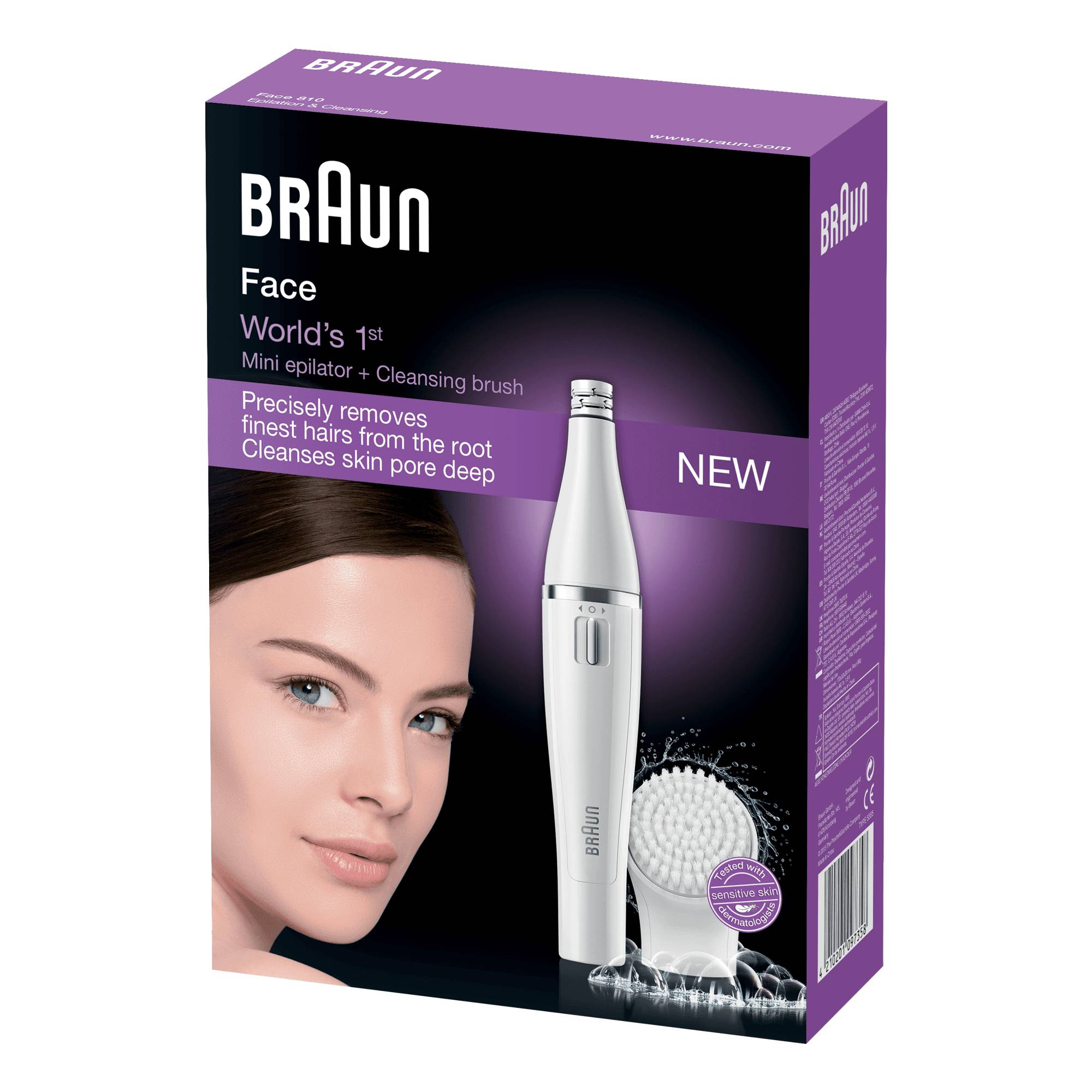 Braun Face 810 - Gesichtsepilierer - schnurlos-4