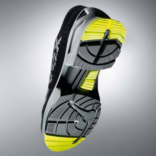 Uvex 85438, Unisex, Erwachsener, Sicherheitsschuhe, Schwarz, Limette, ESD, S1, SRC, Speed-Schnürsenkel-4