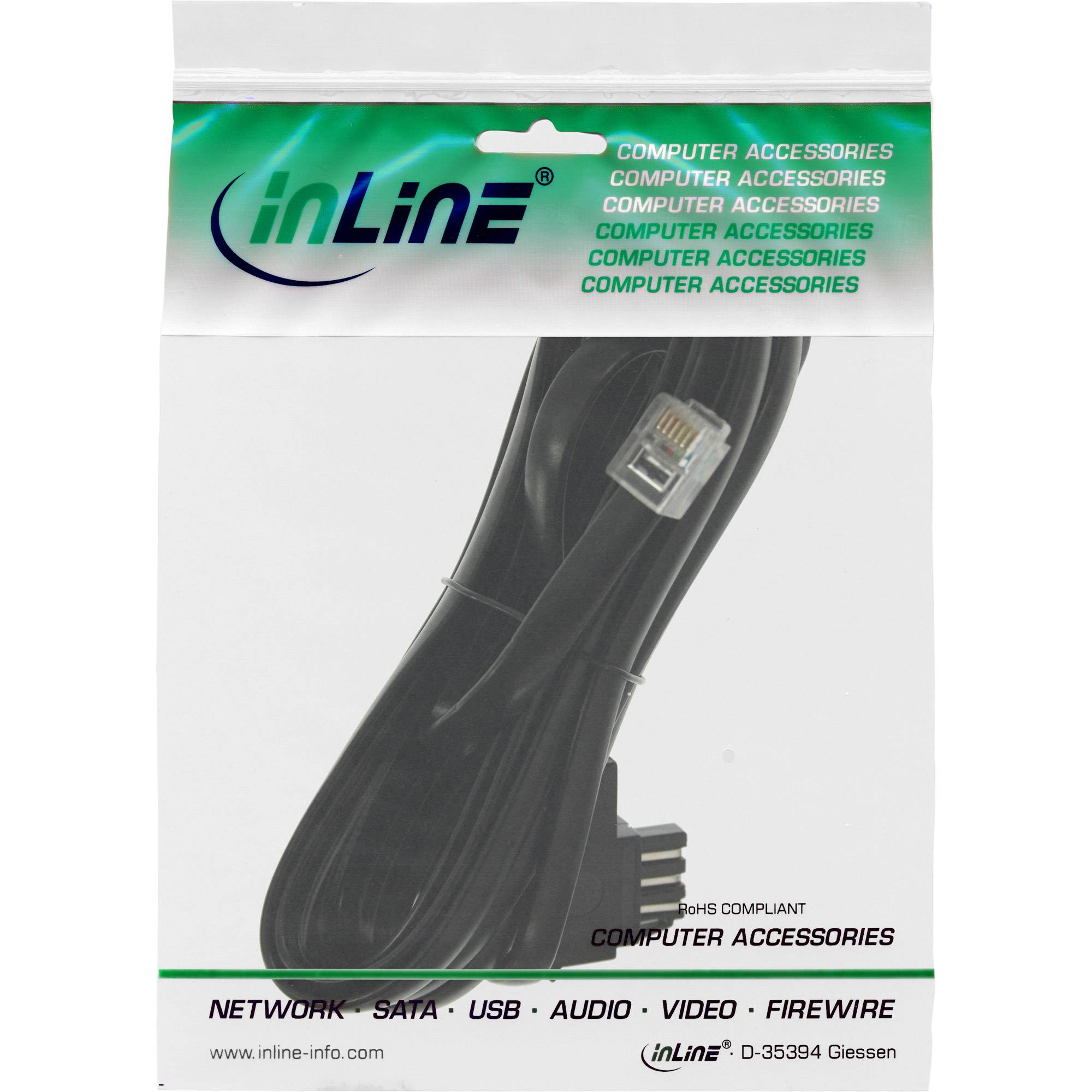 InLine® TAE-N Anschlusskabel, 6pol. voll belegt, 15m-2