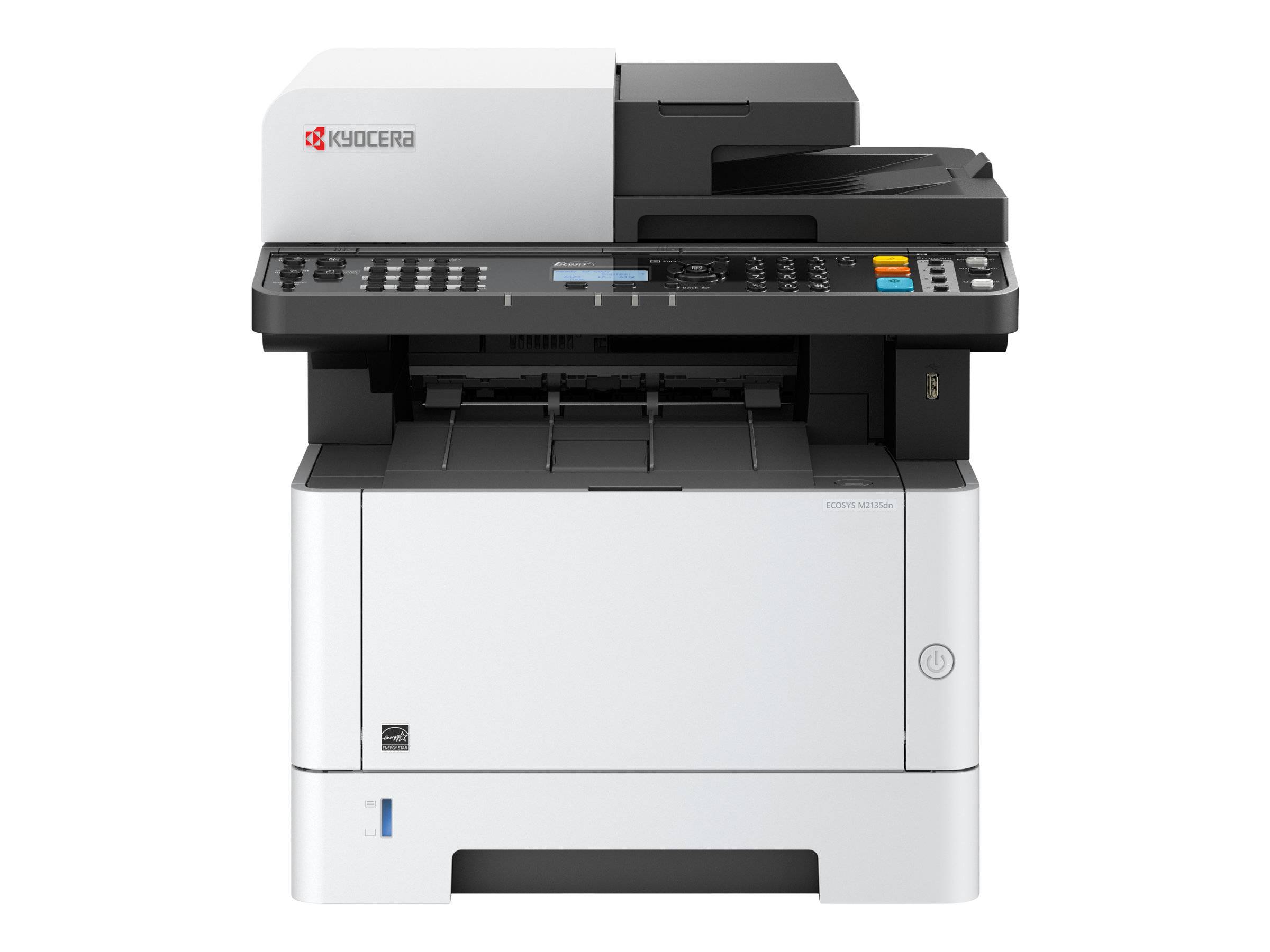 Kyocera ECOSYS M2135dn Multifunktionsdrucker Laser Schwarz-Weiß A4 Drucker, Scanner, Kopierer LAN, Duplex, ADF-2