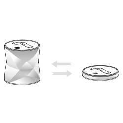 Ultron 185953 - Batteriebetriebene Campingleuchte - Transparent - Aufhängerhaken-3
