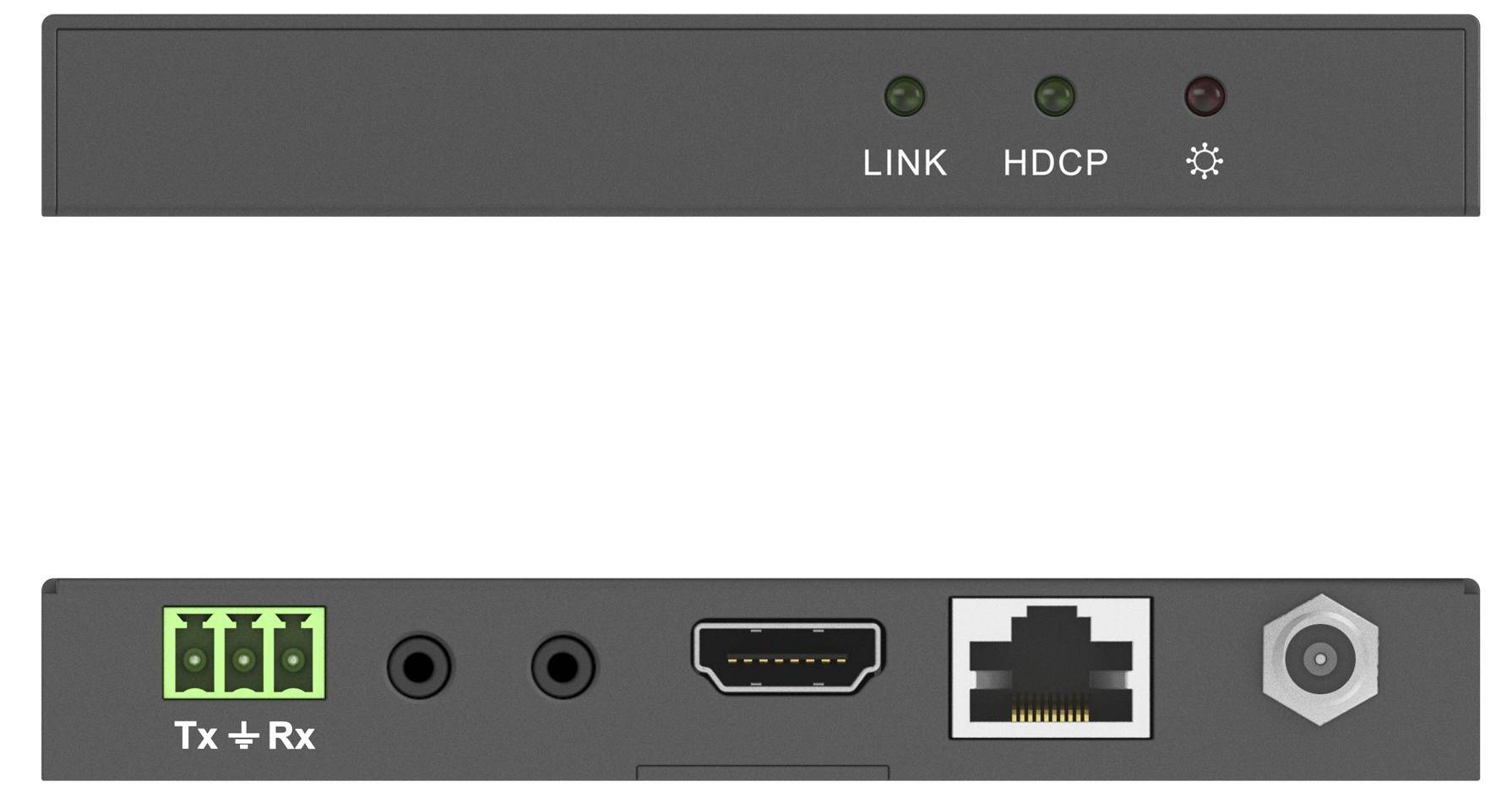 4K HDMI HDBaseT Receiver mit PoH-4