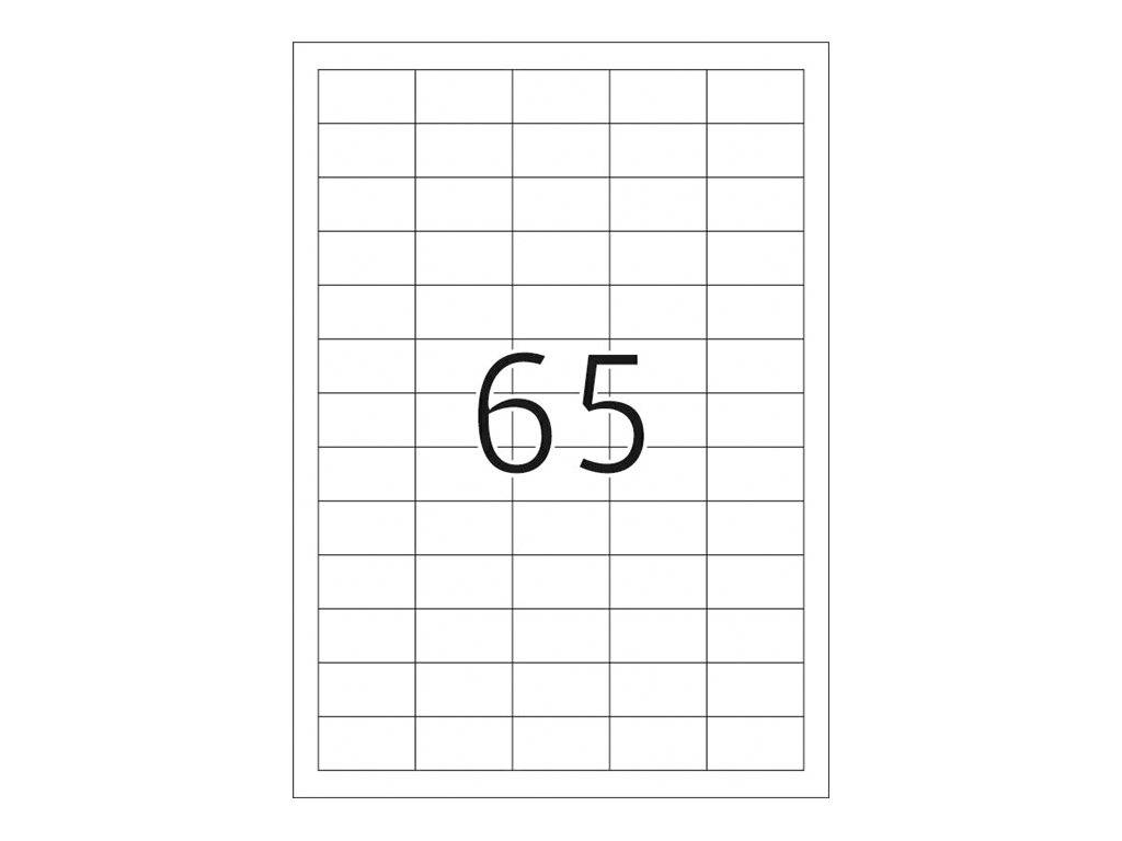 HERMA Special - Papier - matt - selbstklebend, entfernbarer Klebstoff - weiß - 38.1 x 21.2 mm 1625 Etikett(en) (25 Bogen-2