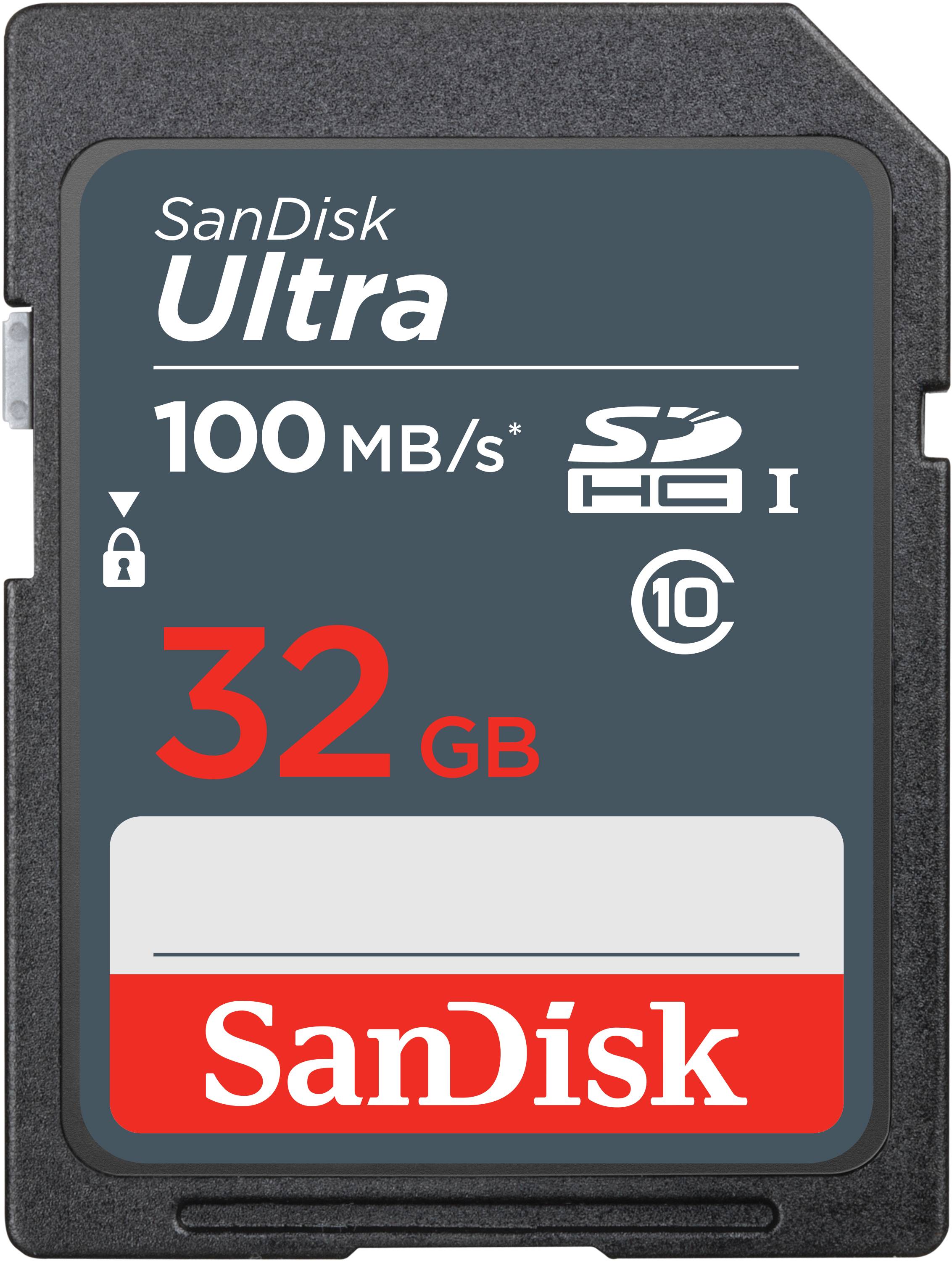 SanDisk Ultra - Flash-Speicherkarte - 32 GB - UHS Class 1 / Class10-2