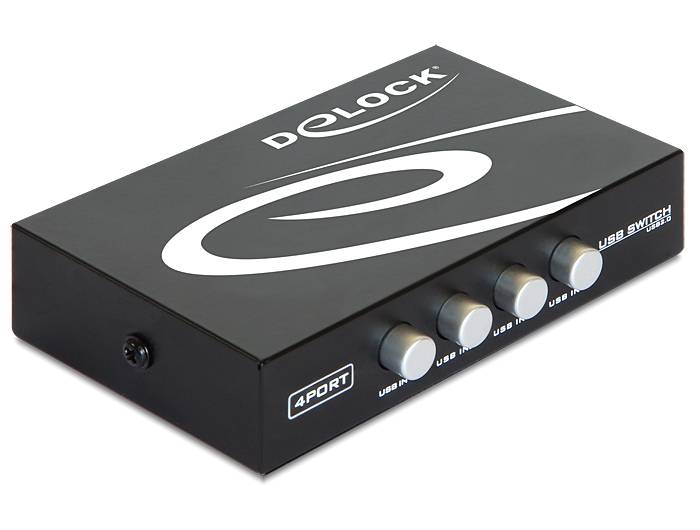 Delock Switch USB 2.0 4 port manual - USB-Umschalter für die gemeinsame Nutzung von Peripheriegeräten-1