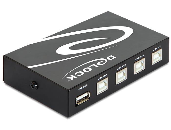 Delock Switch USB 2.0 4 port manual - USB-Umschalter für die gemeinsame Nutzung von Peripheriegeräten-2