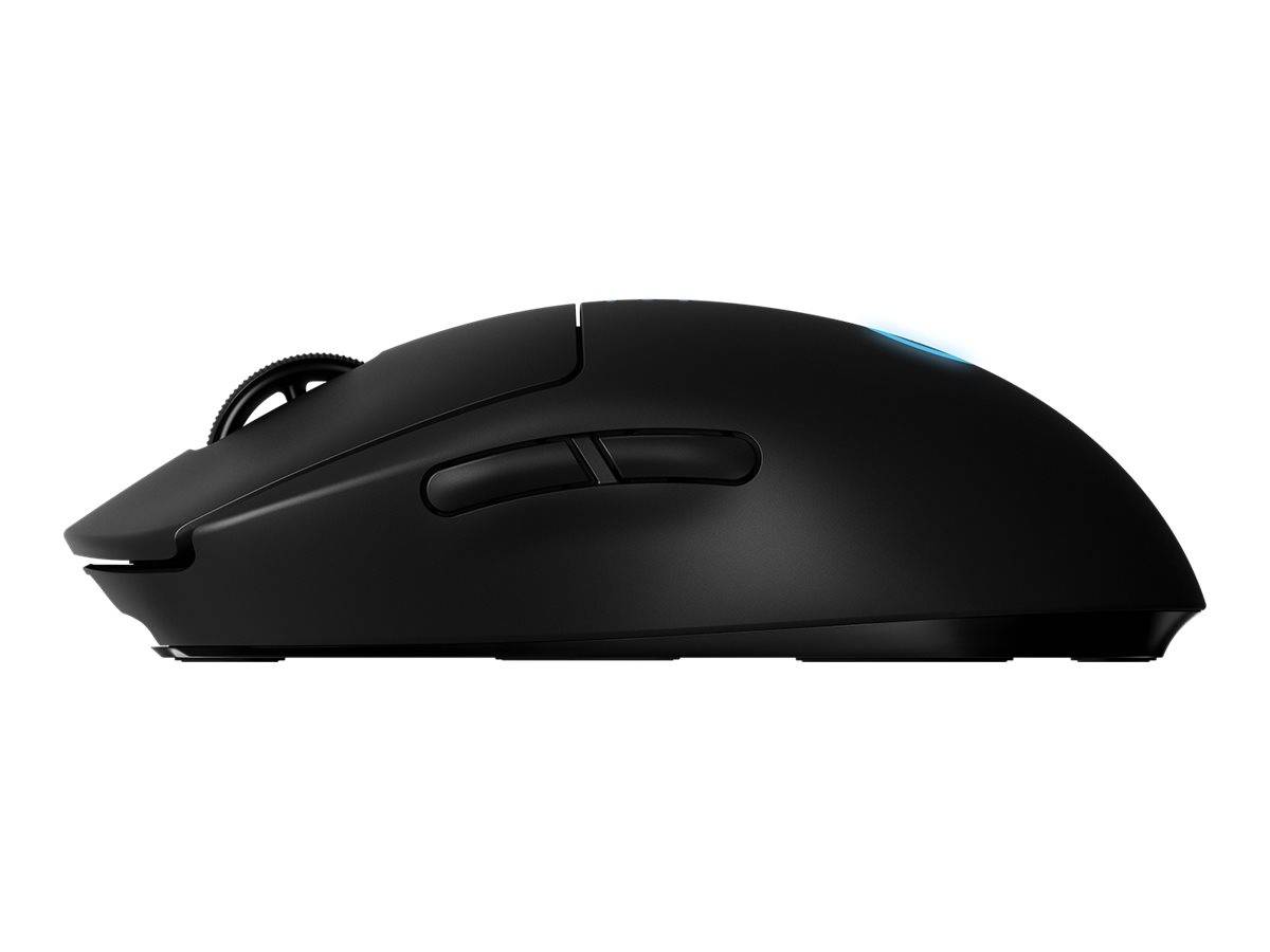Logitech G Pro Gaming-Maus USB Optisch Schwarz 8 Tasten 16000 dpi Beleuchtet, Austauschbare Seitenteile, Abnehmbares Kab-1
