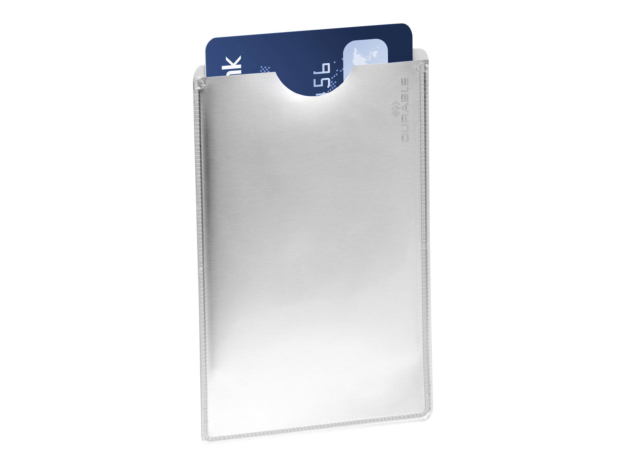 DURABLE - Visitenkartenkasten - Silber (Packung-3