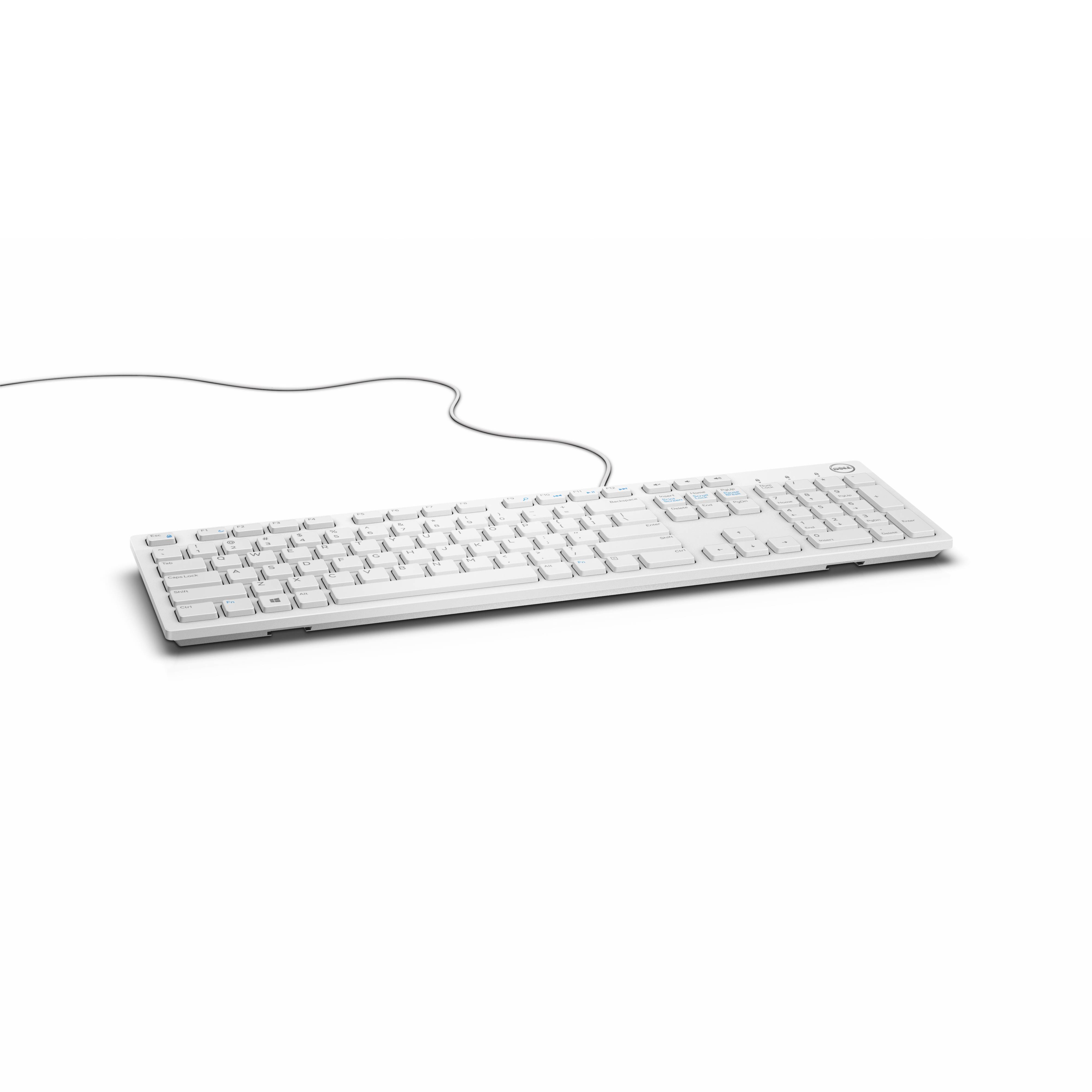 Dell KB216 USB Tastatur Deutsch, QWERTZ Weiß-4