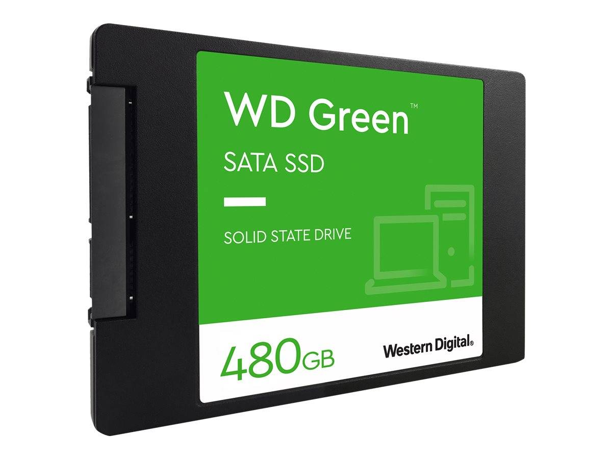 WD Green™ 480 GB Interne SATA SSD 6.35 cm (2.5 Zoll) SATA 6 Gb/s Retail WDS480G2G0A-1
