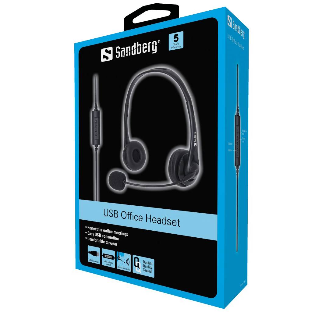 Sandberg USB Office Headset - Headset - On-Ear-4