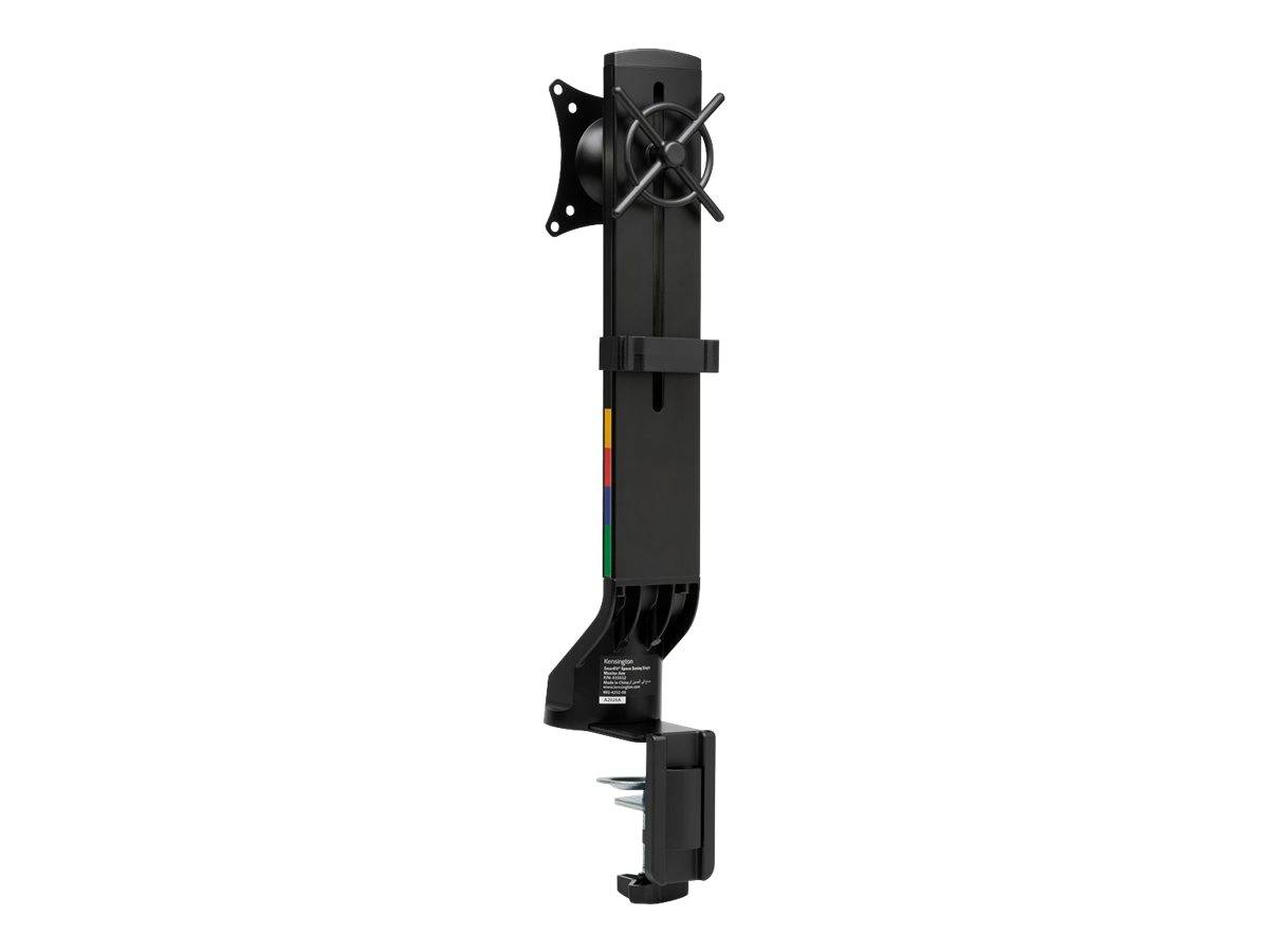 Kensington SmartFit Space-Saving Single Monitor Arm - Befestigungskit - neig- und schwenkbar - für Monitor - Schwarz - B-1