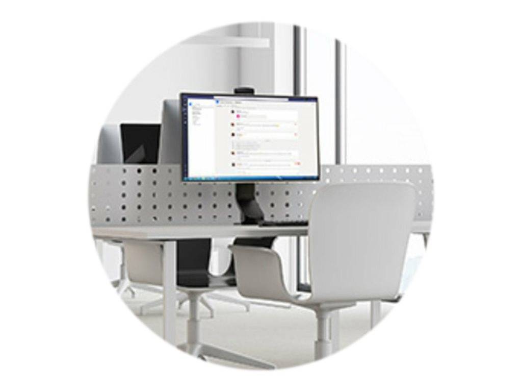Kensington SmartFit Space-Saving Single Monitor Arm - Befestigungskit - neig- und schwenkbar - für Monitor - Schwarz - B-2