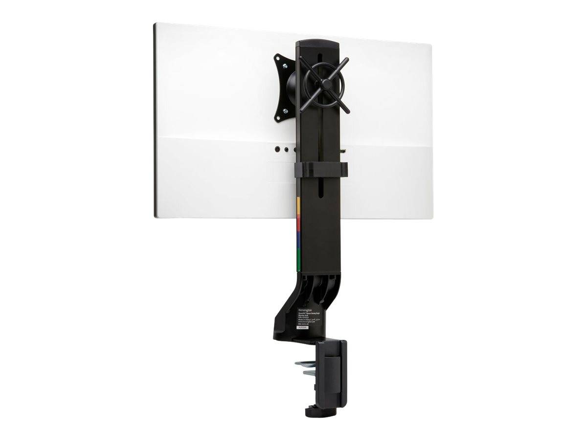 Kensington SmartFit Space-Saving Single Monitor Arm - Befestigungskit - neig- und schwenkbar - für Monitor - Schwarz - B-4