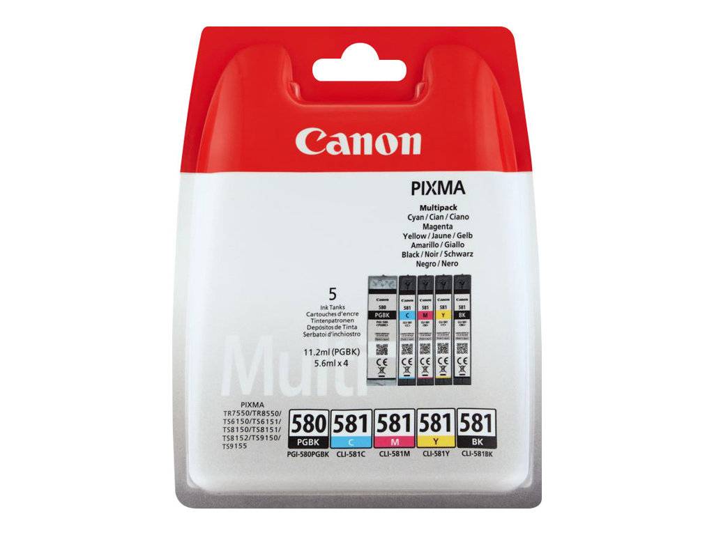 Canon PGI-580 PGBK/CLI-581 CMYBK Multipack - 5er-Pack-1