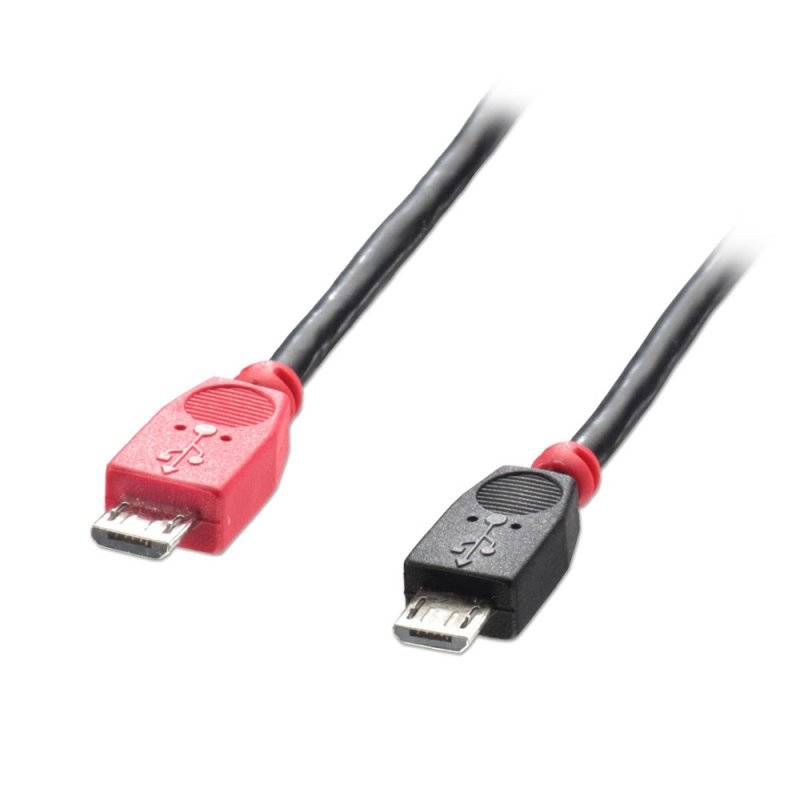 Lindy 31760 USB 2.0 Kabel Typ Micro-B / Micro-B OTG, 2m-3