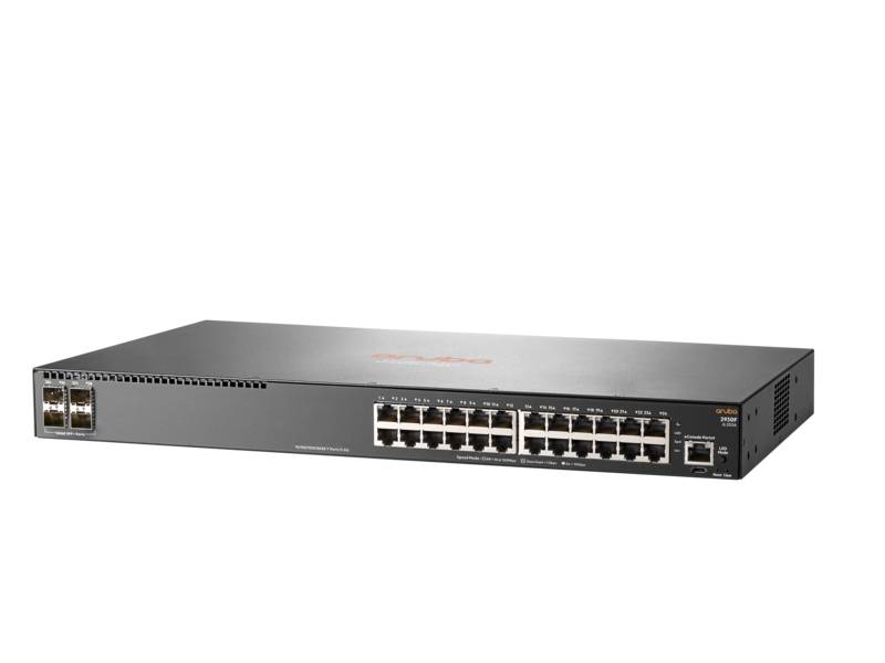 HPE Aruba 2930F 24G 4SFP+ - Switch - L3 - managed - 24 x 10/100/1000 + 4 x 1 Gigabit/10 Gigabit SFP+ (Uplink)-2