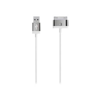 Belkin MIXIT ChargeSync Cable - Lade-/Datenkabel - USB männlich bis Apple Dock männlich - 2 m - weiß - für Apple iPad/iP