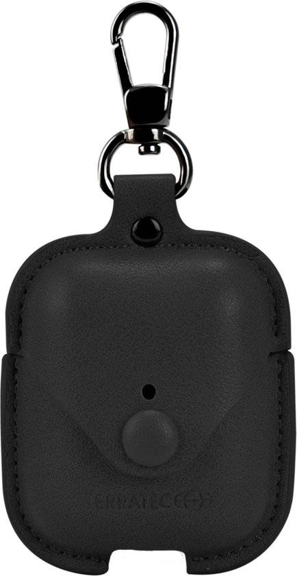 TERRATEC Air Box - Tasche für Kopfhöhrer - Polycarbonat - schwarzes Leder - für Apple AirPods (1. Generation, 2. Generat-3