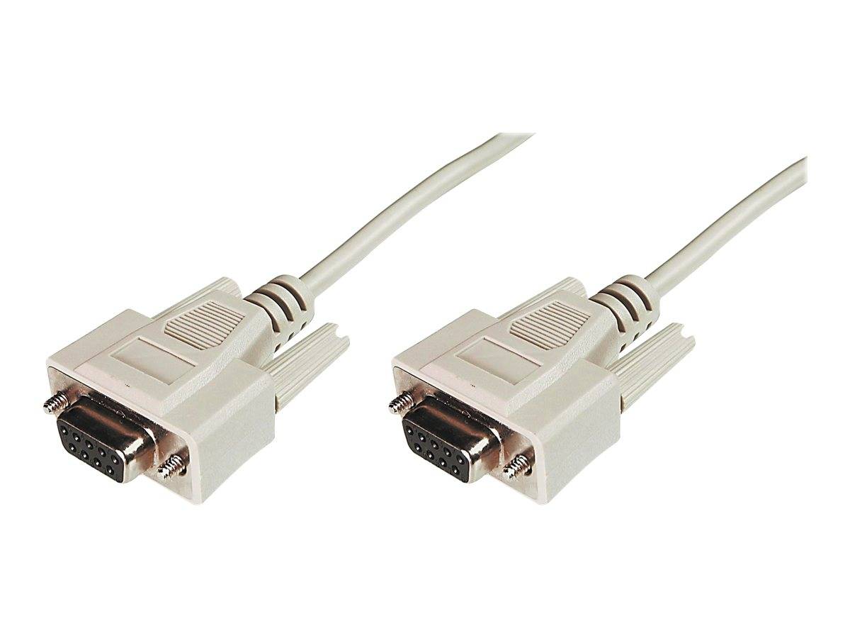 DIGITUS - Datatransfer Anschlusskabel, D-Sub9/Bu - D-Sub9/Bu-2