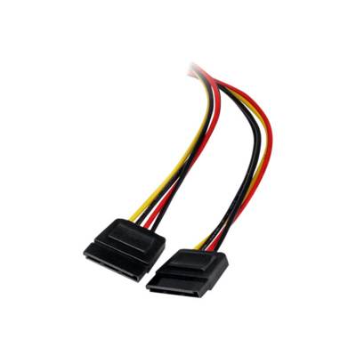 StarTech.com SATA Y-Stromkabel - Splitter Power Y-Kabel mit 2 x SATA intern 1 x Molex (Stecker)-4