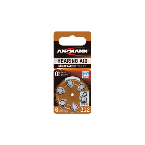 ANSMANN - Batterie 6 x - Zink-Luft