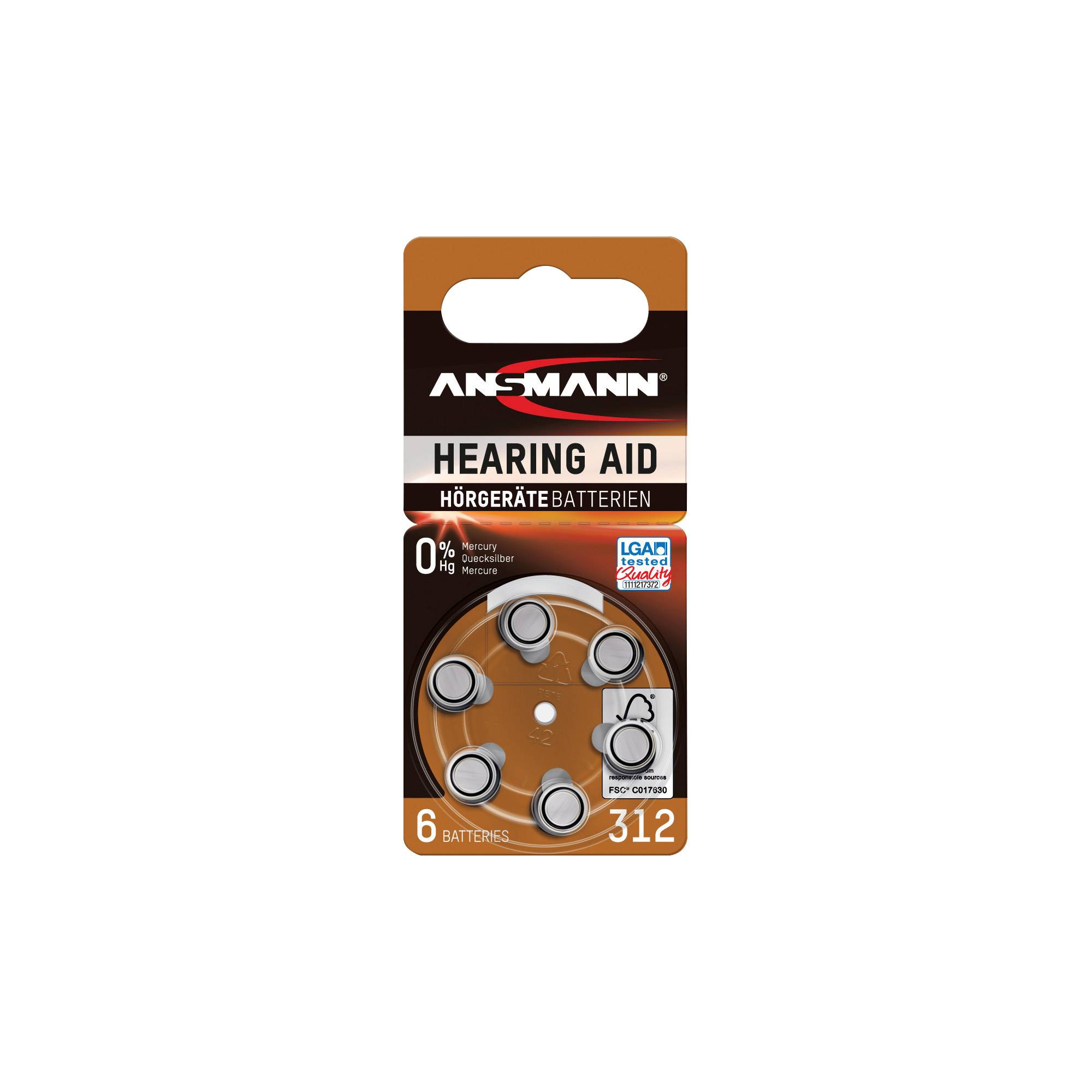 ANSMANN - Batterie 6 x - Zink-Luft-0