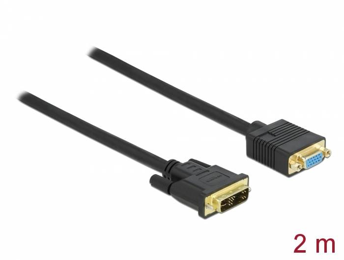 Delock - Adapterkabel - Single Link - DVI-A (M)-2