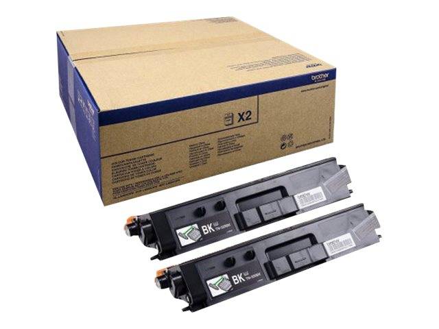 Brother TN329BK - 2er-Pack - Schwarz - original-2
