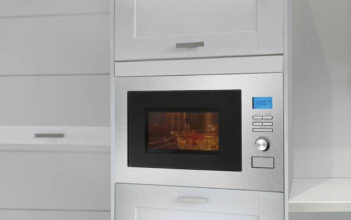 Bomann MWG 3001 H EB Mikrowelle Edelstahl 900 W Einbaufähig-2