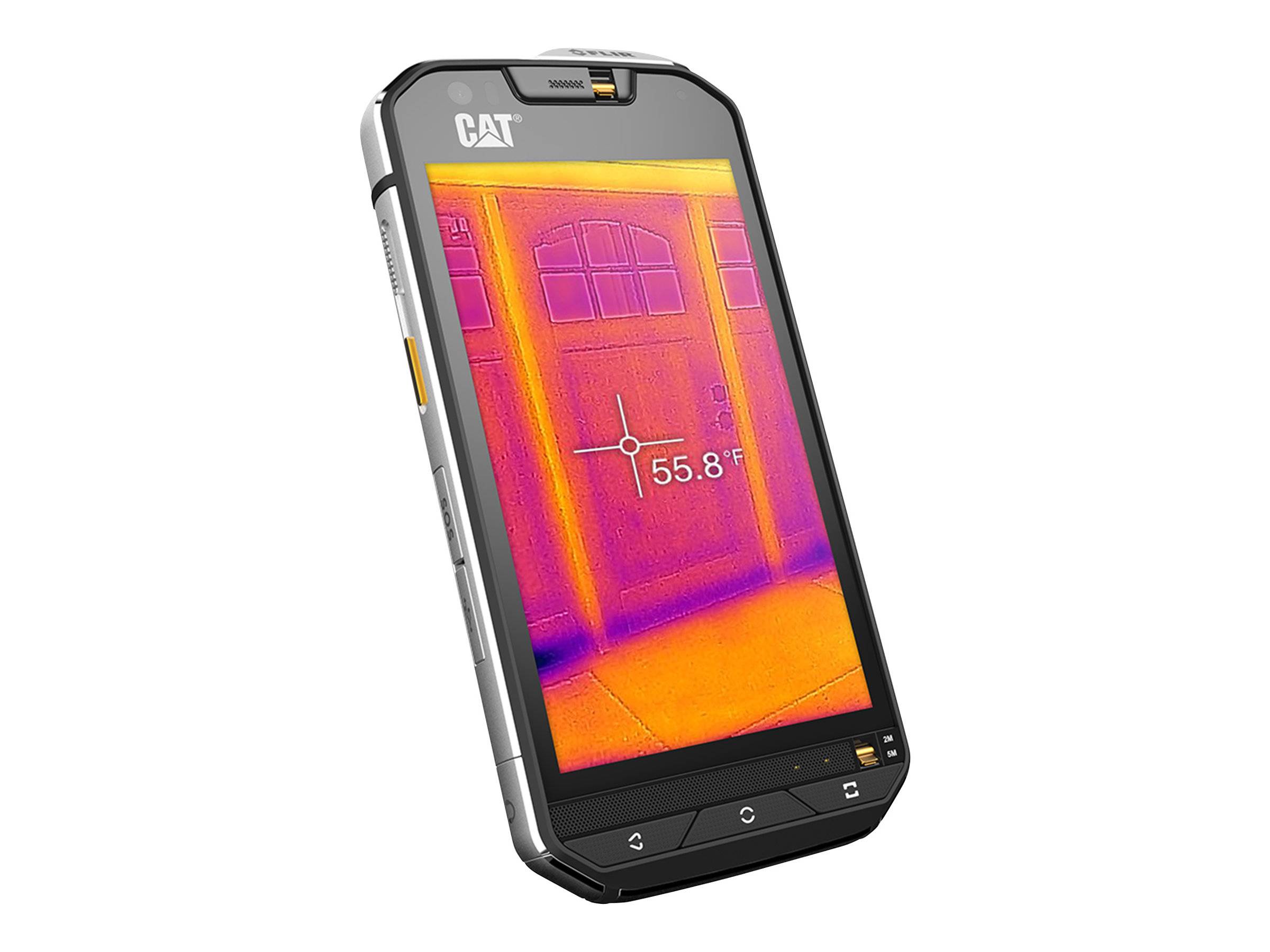 CAT S60 - Smartphone - Dual-SIM - 4G LTE - 32 GB - microSD slot - 4.7" - 1280 x 720 Pixel - AHVA - RAM 3 GB - 13 MP (5 M-3