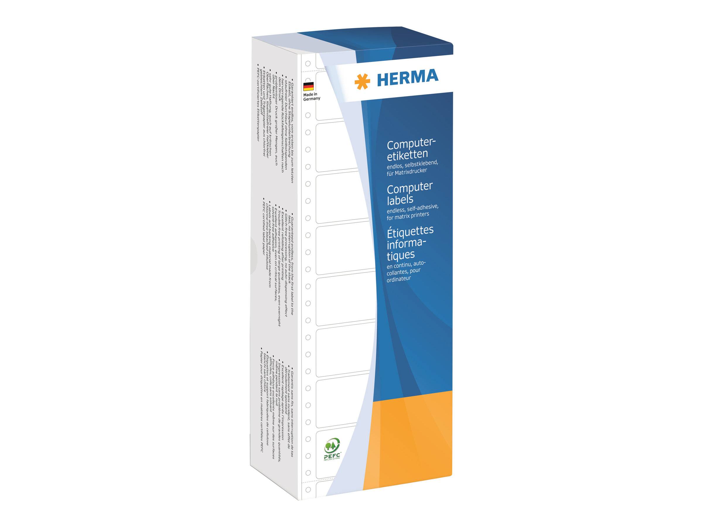 HERMA Computer labels - Papier - matt - permanent selbstklebend-1