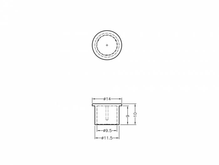 DeLOCK F jack - Staubschutzhaube - Schwarz (Packung mit 10)-1