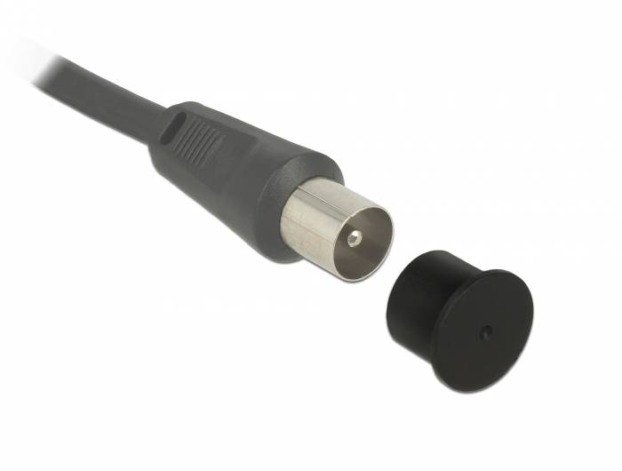 DeLOCK F jack - Staubschutzhaube - Schwarz (Packung mit 10)-3