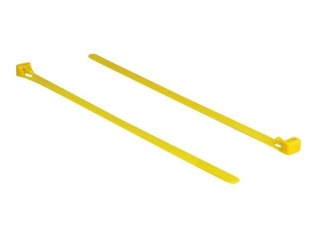 DeLOCK - Kabelbinder - 20 cm - Gelb (Packung-2