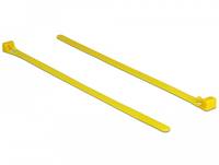 DeLOCK - Kabelbinder - 20 cm - Gelb (Packung-3